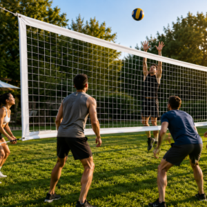 Professional Volleyball Replacement Net with Storage Bag - Standard 32FT x 3FT
